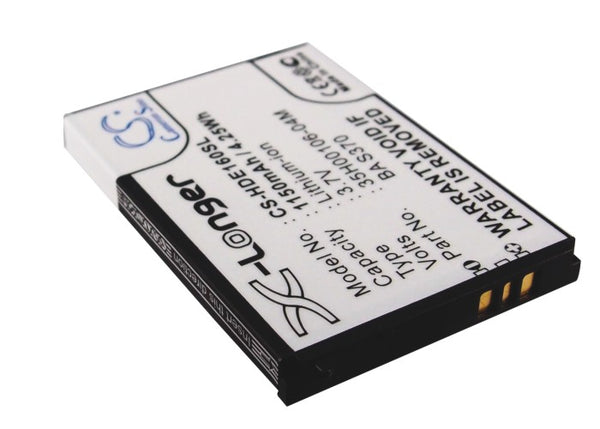 Battery for T-Mobile G1 35H00106-01M 35H00106-02M BA S370 DREA160