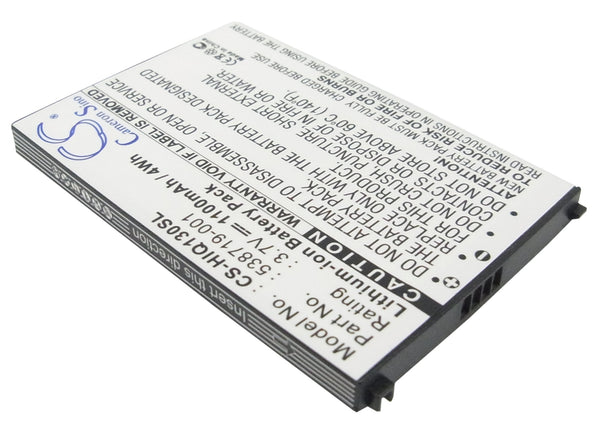 Battery for HP Glisten K3 iPAQ Glisten iPAQ K3 K3 538719-001 538722-001 HSTNH-T21C-S
