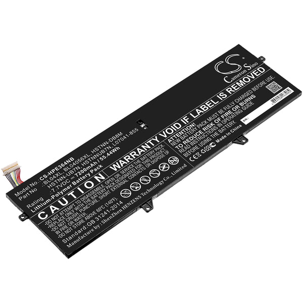 Battery for HP ELITEBOOK X360 1040 G5 EliteBook x360 1040 G5(5DF66EA BL04056XL BL04XL HSTNN-DB8M HSTNNUB7N HSTNN-UB7N L07041855 L07041-855 L07353-241 L07353-2C1 L07353-541