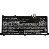 Battery for HP Elite x2 1013 G3-2TT14EA 937434-855 937519-171 937519-1C1 HSTNN-IB8D ME04050XL ME04XL