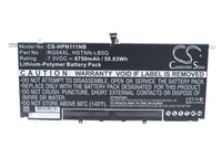 Battery for HP Spectre 13-3000 Spectre 13t-3000 TPN-F111 734746-421 734998-001 HSTNN-LB50 HSTNN-LB5Q RG04XL