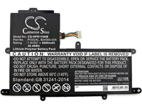 Battery for HP Stream 11-R Stream 11-R007TU Stream 11-R010NR Stream 11-R014WM Stream 11-R015WM Stream 11-R015WN 823908-2C1 824560-005 HSTNN-DB7G HSTNN-DB-G PO02XL