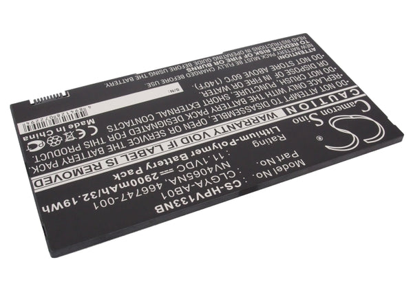 Battery for HP Voodoo Envy 133 Voodoo Envy 133 NV4015NA Voodoo Envy 133 NV4040NA Voodoo Envy 133 NV4045NA Voodoo Envy 133 NV4065NA Voodoo Envy 133 NV4075NA 466747-001 CLGYA-AB01 NV4065NA