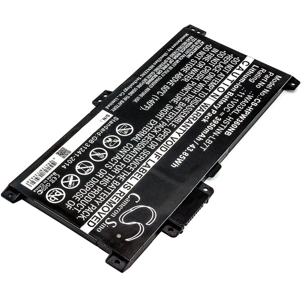 Battery for HP Pavilion x360 15-bk020wm Pavilion x360 15-bk102ng Pavilion X360 15-BK150SA Pavilion x360 15-bk193m 916367-421 916367-541 916812-055 916812-855 HSTNN-LB7T TPN-W126 WA03XL WAO3XL