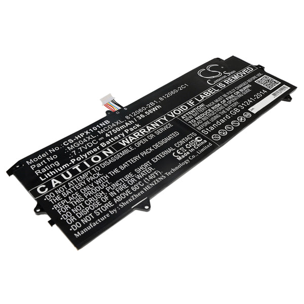 Battery for HP Elite x2 1012 G1-T5H25EP Elite x2 1012 G1-T5H62EP Elite x2 1012 G1-1FP92UC 812060-2B1 812060-2C1 812148-855 812205-001 HSTNN-DB7F HSTNN-I72C MC04XL MG04 MG04040XL MG04040XL-PL