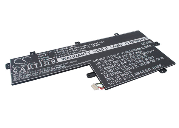 Battery for HP Split X2 13-G110DX TPN-W110 723922-171 723922-2B1 723997-001 G96TA016H HSTNN-DB5G HSTNN-IB5G TR03XL