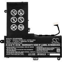 Battery for HP Pavilion X360 11-U002ng Pavilion X360 11-U016la Pavilion X360 11-U100 Pavilion X360 11-U101tu 843536-541 844201-850 844201-855 HSTNN-UB6V NU03XL TPN-C128 TPN-W117