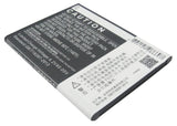 Battery for Hisense E820 E912 E912S EG901 EG929 T912 T929 U820 U912 Li37130C
