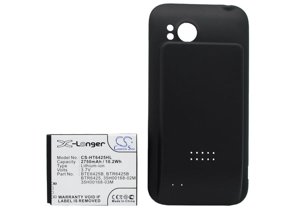 Battery for HTC ADR6425 ADR6425LVW Droid Incredible HD Rezone Rezound Rezound 4G LTE ThunderBolt 2 Vigor 35H00168-02M 35H00168-03M BTE6425B BTR6425 BTR6425B