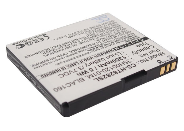 Battery for HTC BLAC100 Blackstone Blackstone 100 T8282 T8285 Touch HD Touch Pro HD 35H00120-01M BA S340 BLAC160