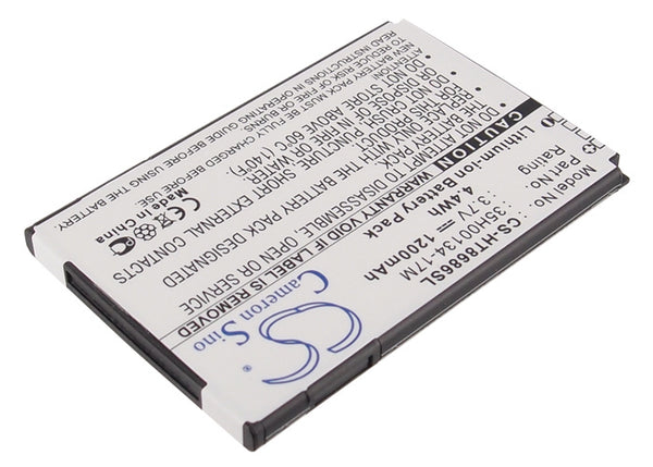 Battery for HTC 7 Trophy M1 PC40100 Spark T8686 WT7 35H00134-17M