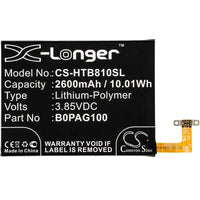 Battery for HTC B810X Butterfly 2 HTL23 35H00223-00M B0PAG100 BOPAG100