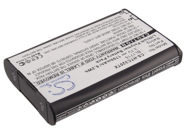 Battery for HYT TC-320 TC-320U BL1101 BL1715