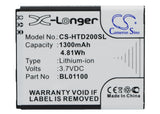 Battery for HTC A320E Desire 200 Desire 200 102e Desire C G2 Golf PO60100 35H00194-00M 35H00194-04M 99H10905-00 BA S840 BA S850 BL01100