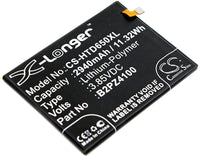 Battery for HTC 99HALL015-00 Desire 650 4G 35H00267-01M B2PZ4100