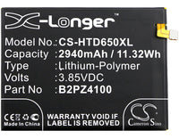 Battery for HTC 99HALL015-00 Desire 650 4G 35H00267-01M B2PZ4100