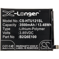 Battery for HTC Imagine Life U12 life U12 life Dual SIM U12 life Dual SIM TD-LTE 35H00278-00M B2Q6E100