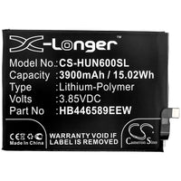 Battery for Huawei Nova 6 WLZ-AL10 WLZ-AN00 HB446589EEW