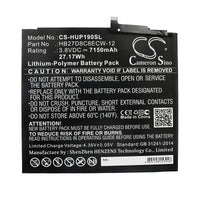 Battery for Huawei MatePad Pro MRX-AL09 MRX-AL19 MRX-W09 MRX-W19 HB27D8C8ECW-12