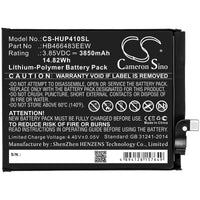 Battery for Huawei CDY-AN00 CDY-AN20 CDY-AN90 CDY-N29A CDY-N29B CDY-NX9A CDY-NX9B CDY-TN00 CDY-TN20 CDY-TN90 Honor 30S 5G Nova 7 SE 5G P40 Lite 5G HB466483EEW