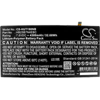 Battery for Huawei HZ-W19 MateBook HB25B7N4EBC