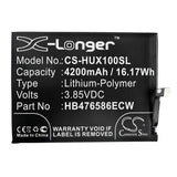 Battery for Huawei Honor X10 Honor X10 5G TEL-AN00 TEL-AN00a TEL-TN00 HB476586ECW
