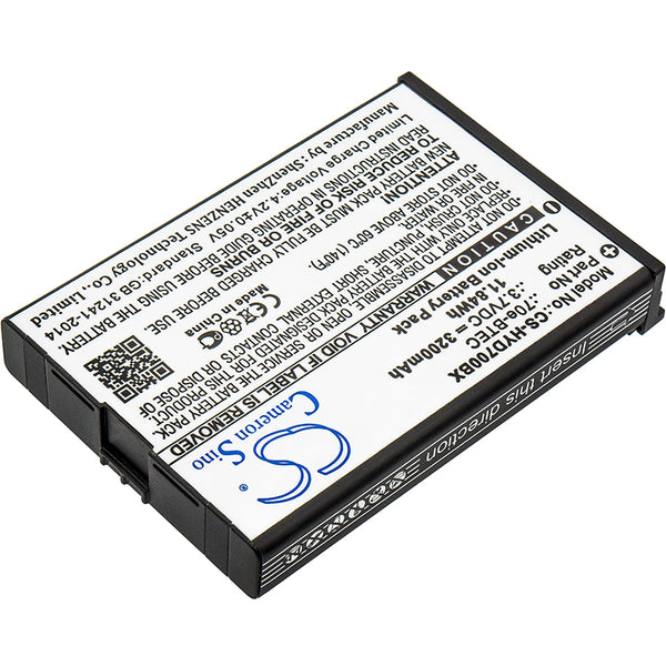 Battery for Honeywell Captuvo SL42 Sled Dolphin 60s Dolphin 70e Dolphin 75e Healthcare Sled 60S-BATT-1 70e-BTEC BAT-EXTENDED-01