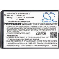 Battery for Honeywell Captuvo SL42 Sled Dolphin 60s Dolphin 70e Dolphin 75e Healthcare Sled 60S-BATT-1 70e-BTEC BAT-EXTENDED-01