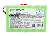 Battery for Honeywell Lynx lynx 5100 lynx 5200 lynx 5210 lynx Touch 5210 lynx touch 7000 Lyric Controller Lyric Keypad LCP500-L 300-03866 LCP500-4B LYNXRCHKIT-SHA OSA214