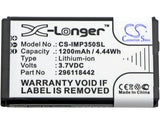Battery for Ingenico iMP350 iMP350-01P1575A IMP350-USBLU01A IMP350-USBLU03A IMP350-USSCN01A iSMP iSMP Companion 296118442