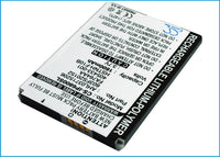 Battery for HP iPAQ hw6800 iPAQ rw6800 iPAQ rw6815 iPAQ rw6818 iPAQ rw6828 iPAQ rw6828 Titanium Black 603FS20152 AHL03715206