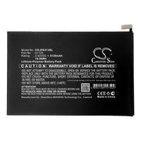 Battery for Apple A2124 A2126 A2133 iPad mini 5 MUQX2LL/A A1725
