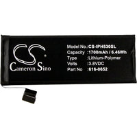 Battery for Apple A1234 A1457 A1516 A1518 A1528 A1529 A1530 A1533 iPhone 5s ME341LL/A ME342LL/A ME344LL/A ME345LL/A ME347LL/A ME348LL/A ME349LL/A ME432LP/A 616-0652 616-0719 616-0720 616-0722 616-0728