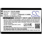 Battery for Infinite Peripherals Linea Pro 4 ICP663450M