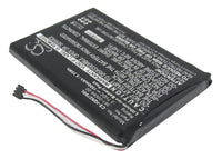 Battery for Garmin Dezl 760LMT Dezl 760LMT-D Nuvi 2757 Nuvi 2757LM Nuvi 2797 Nuvi 2797LMT NuviCam LM NuviCam LMTHD 361-00066-00 361-00066-10