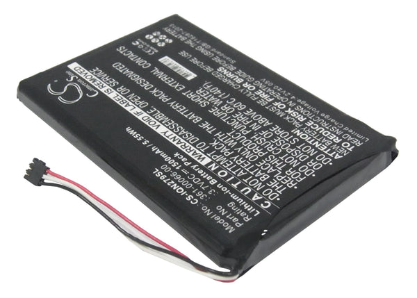 Battery for Garmin Dezl 760LMT Dezl 760LMT-D Nuvi 2757 Nuvi 2757LM Nuvi 2797 Nuvi 2797LMT NuviCam LM NuviCam LMTHD 361-00066-00 361-00066-10