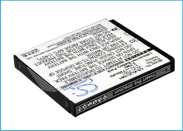 Battery for Rich HD-TD910 T1200 T-1200 ZUP120 ZUP-120