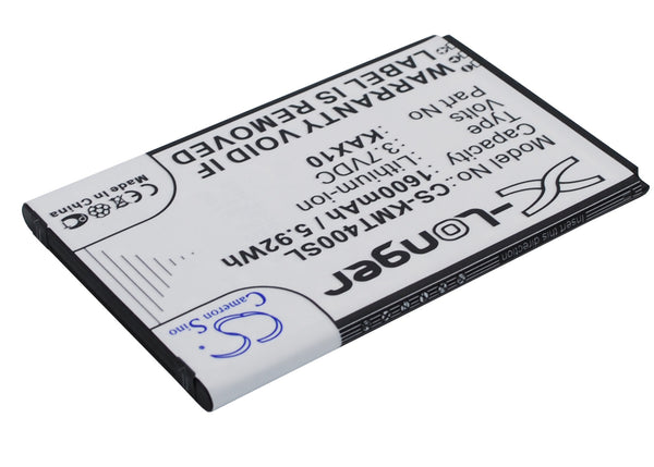 Battery for KAZAM Trooper X4.0 KAX10 KAX10MXJAK038738 KAX40