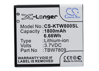 Battery for K-Touch E6 E806 T6 U6 U8 V9 W80 W806 W806+ TBW7809