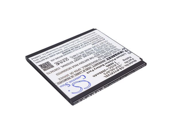 Battery for Kyocera 6407A C6742 C6742A C6742A-BLK C6743 C6743 TD-LTE Hydro Reach Hydro Shore View 5AAXBT094GEA SCP-66LBPS