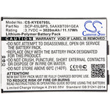 Battery for Kyocera DuraForce XD E6790 E6790 LTE 5AAXBT091GEA SCP-65LBPS