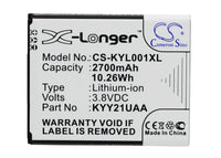 Battery for Kyocera URBANO L01 KYY21UAA