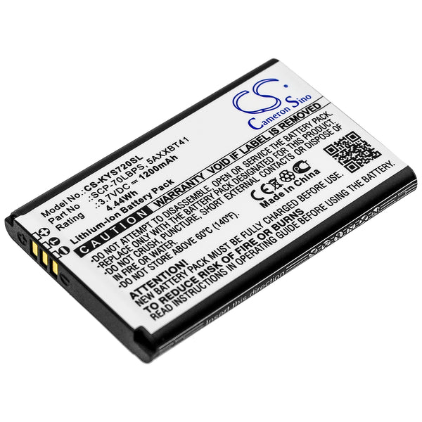 Battery for Kyocera Cadence LTE S2720 S2720PP 5AXXBT41 5AXXBT41*GEA SCP-70LBPS