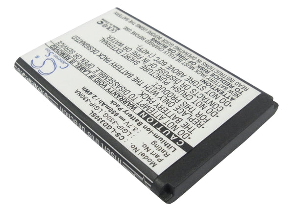 Battery for LG GB220 GB230 GD350 LGIP-330NA