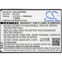 Battery for Leagoo Alfa 5 BT-501