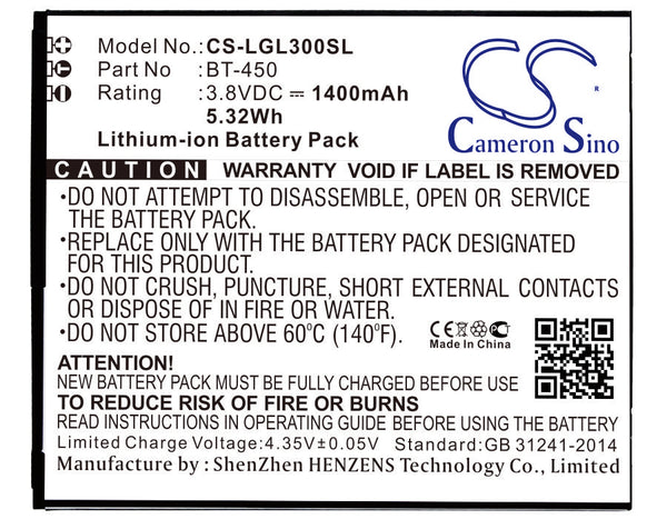 Battery for Leagoo Lead 3 Lead 3S BT-450