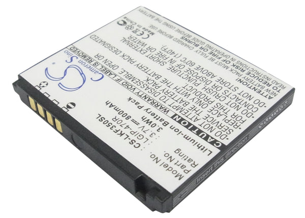 Battery for LG KF350 KF350 Ice Cream KP500 KP500 Cookie KP501 LGIP-470R SBPL0096501 SBPL0096502