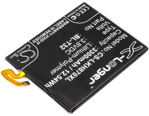 Battery for LG AS993 G6 G6 TD-LTE G600KP G600KR G600LP G600LR G600S G600SP G600SR H870AR H870DS H870DSU H870I H870K H870S H870U H871 H872 H873 H873U LS993 US997 US997U VS988 VS988B BL-T32 EAC63438701