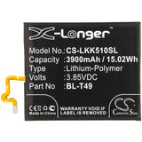 Battery for LG K510 K51S LM-K410BMW LM-K510BMW LM-K510HM BL-T49