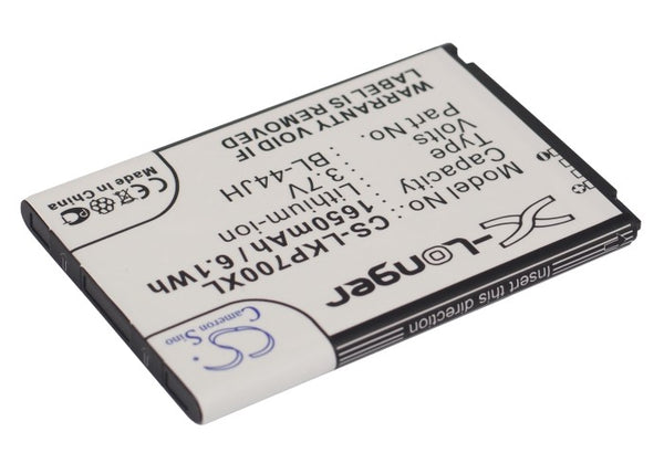 Battery for LG Cayenne L34C Optimus Zone 2 Optimus Fuel P700 L38c Wine Smart L35g VS415PP L35 VS415 Venice LG730 H410 Avec US770 H410 US730 Escape 4G TFLGL34CTM3PWP BL-44JH EAC61839001 EAC61839006